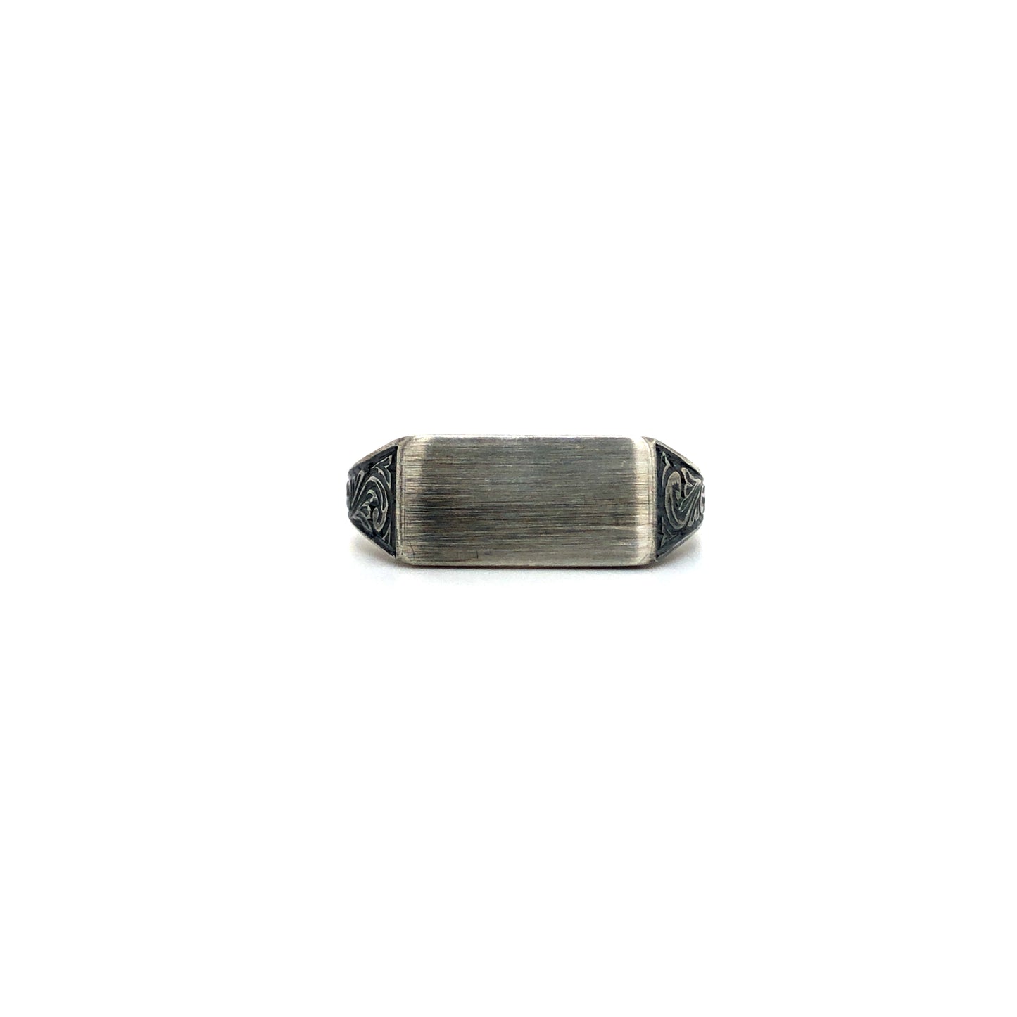Rectangle signet ring