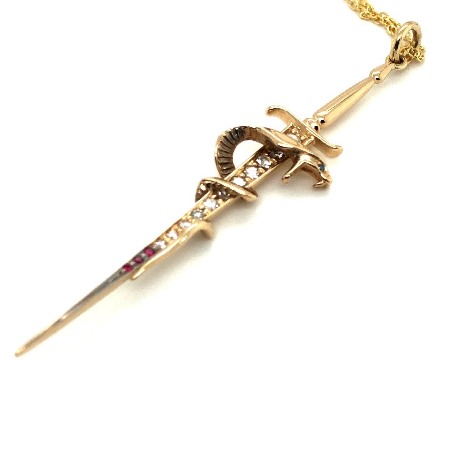 Serpent and Dagger Necklace