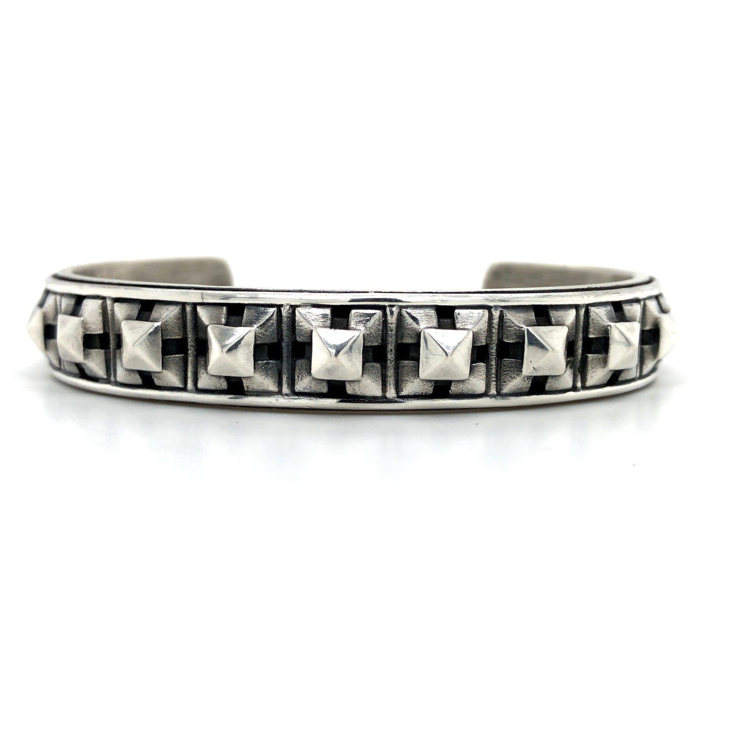 Pyramid Stud Cuff Bracelet