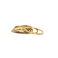 Petite gold stacker ring