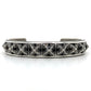 Pyramid Stud Cuff Bracelet with Diamonds