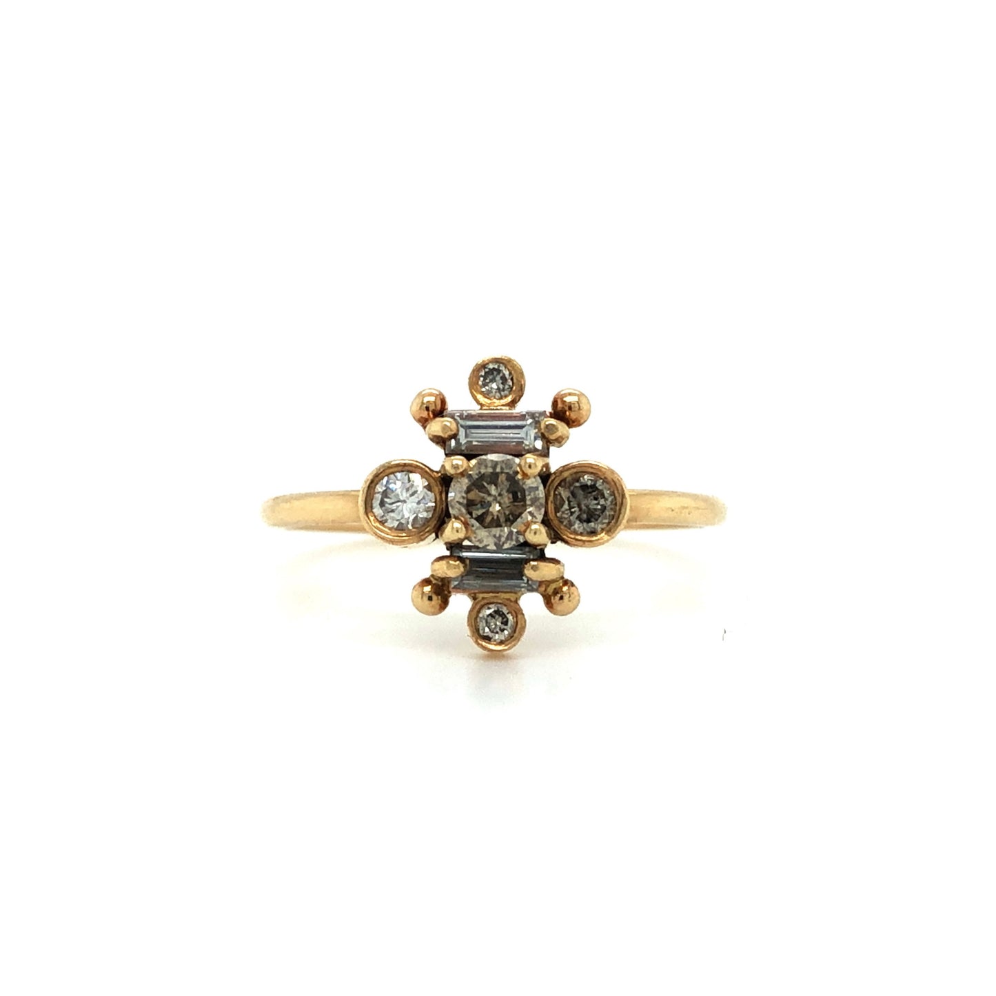 Metropolis Diamond Stacker Ring ( Y )